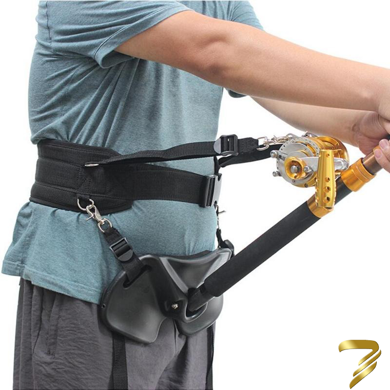 Adjustable Fishing Rod Holder Waist Belt