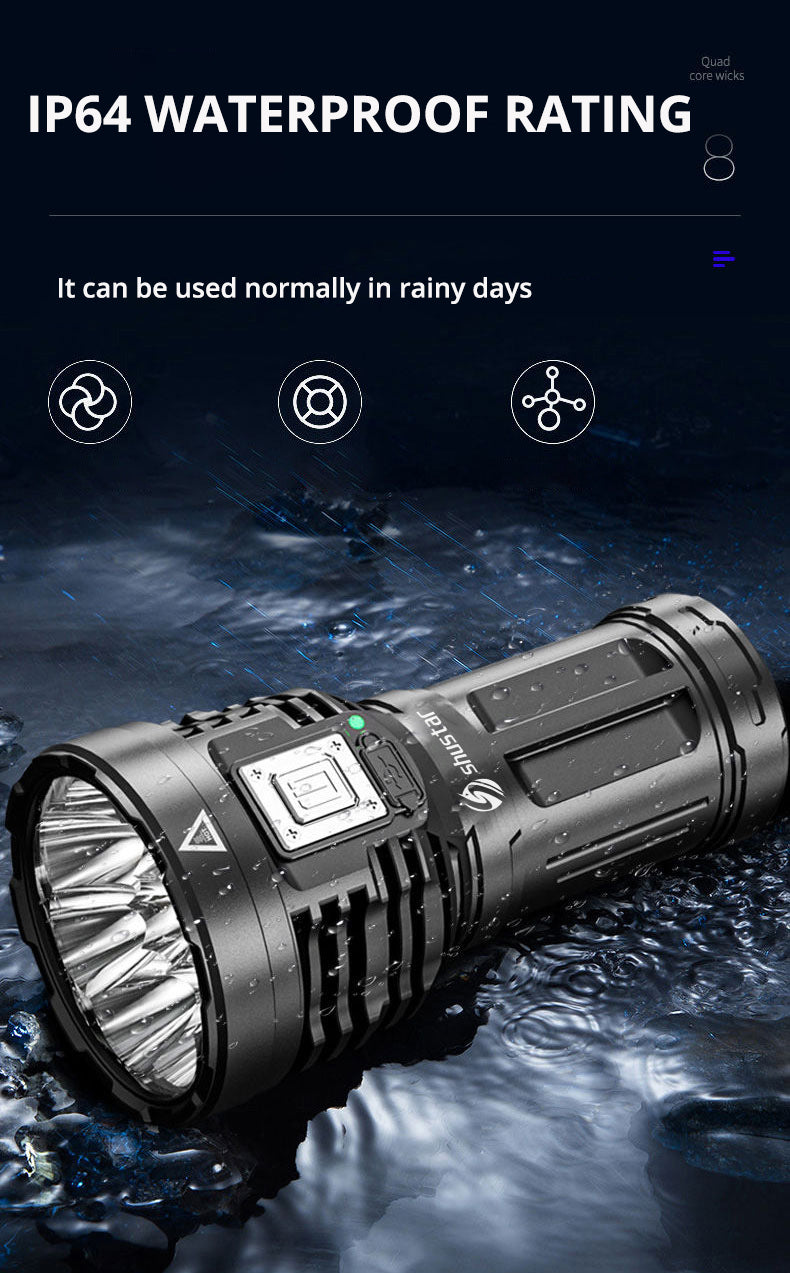 NightPal™ - illuminate II - Bright Lumens LED Fast Charge Flashlight