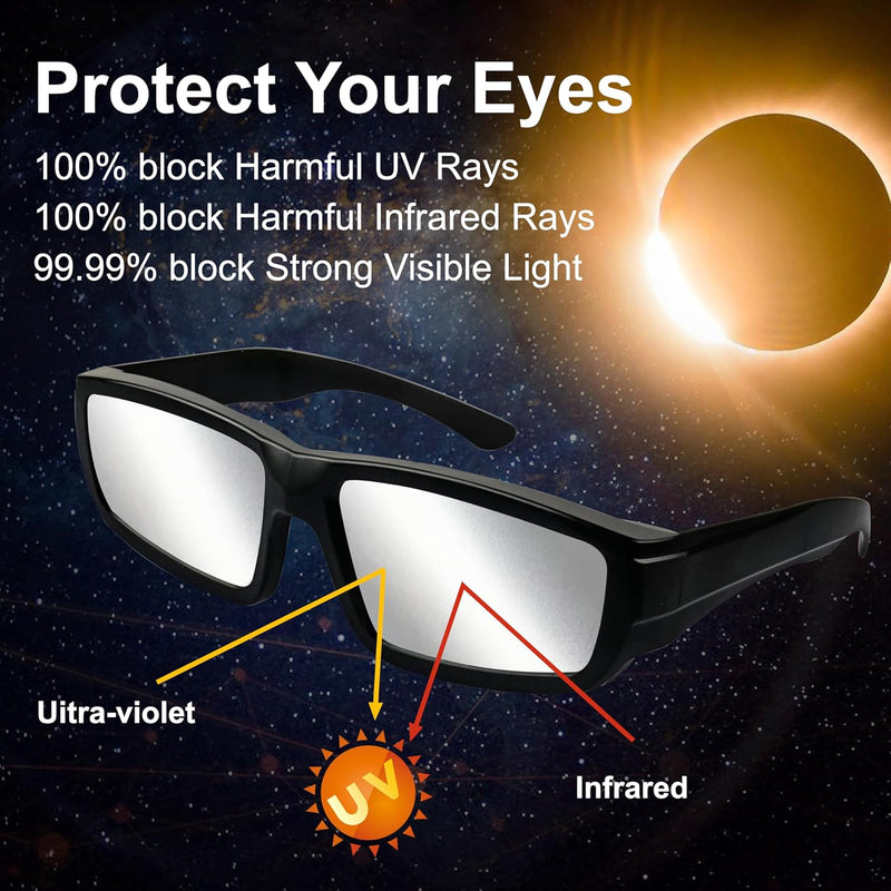 NightPal™- NOVA - Top Grade Total Solar Eclipse Glasses - ISO 12312-2 Compliant USA