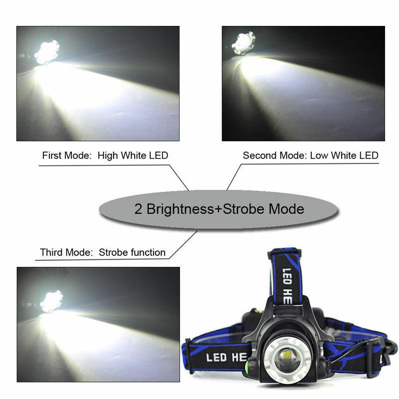 Ultrabright  Lumens Headlamp LED 90000