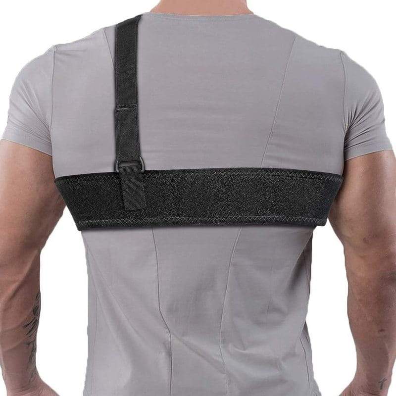 Praetorian Vertical Shoulder And Belly Holster For Safety