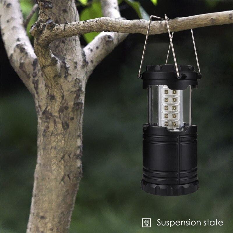 Mini Portable LED  Lantern Tent Light Stretch Outdoor