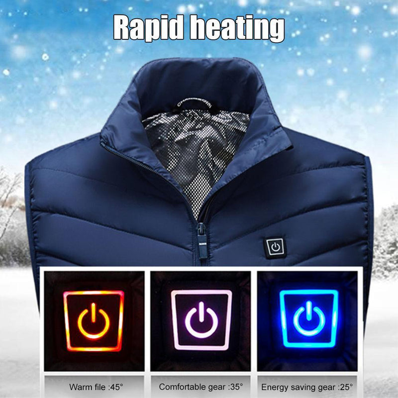 Winter Waterproof Heated Vest Jacket