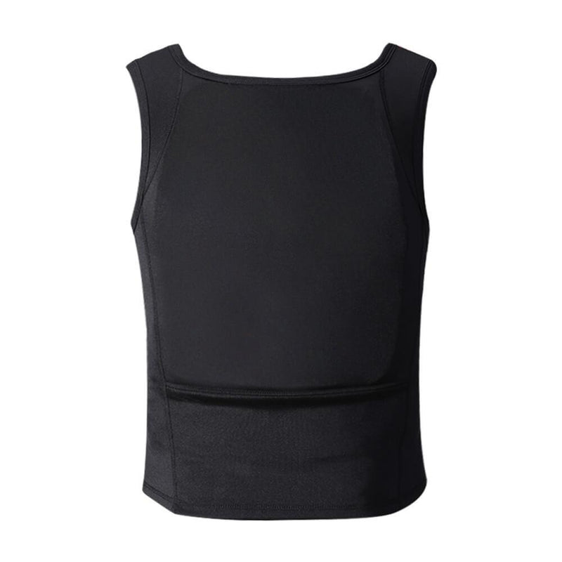 Concealed Bulletproof Vest Ultra Thin T-shirt Undershirt Covert Body Armor - NIJ IIIA Protection